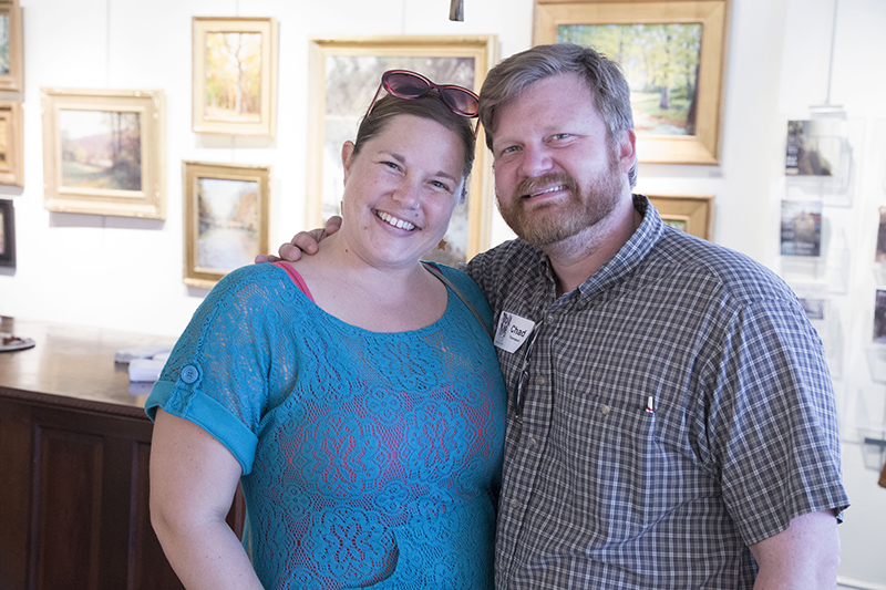 Corrina and Chad Thompson pose for a photo at Sigman's