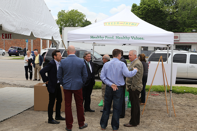 Random Rippling - Fresh Thyme Farmers Market groundbreaking