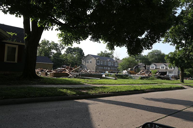 Random Rippling - Houses razed