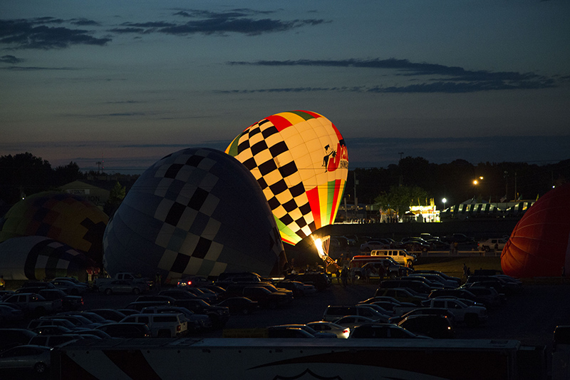 Balloon glow