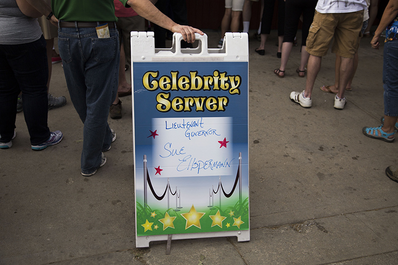 Random Rippling - Sue Ellspermann at State Fair