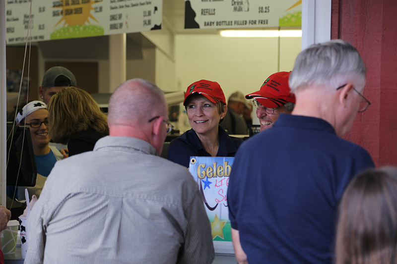 Random Rippling - Sue Ellspermann at State Fair