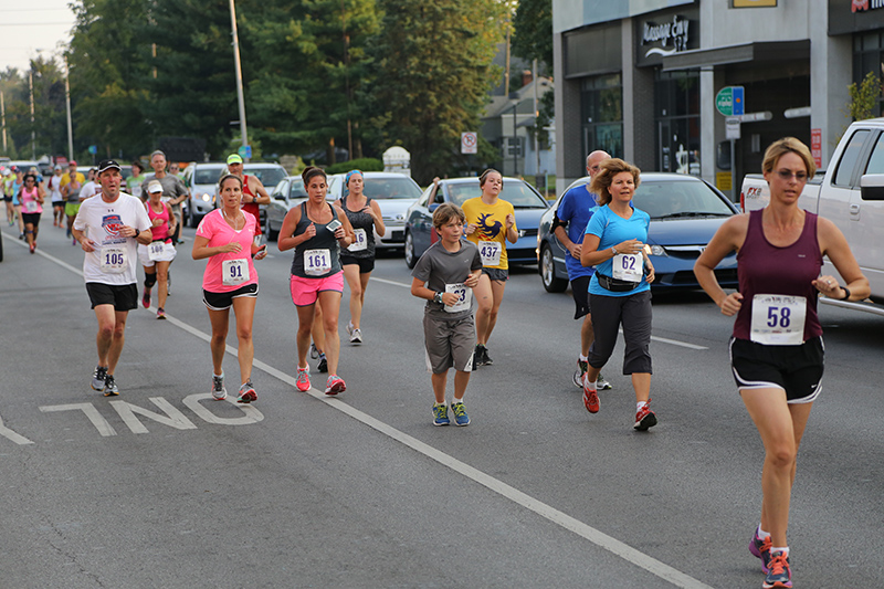 Along the route, heading north on College Avenue toward Broad Ripple Avenue.