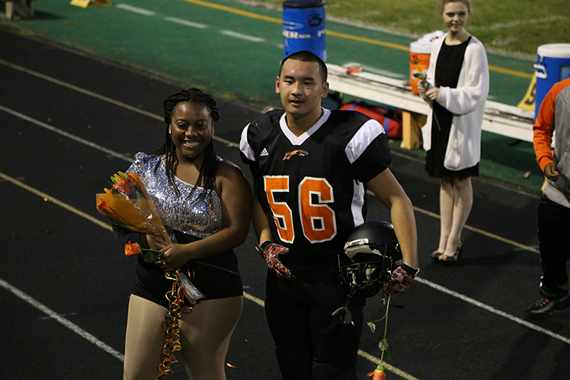 Homecoming Queen Chyna Johnson and Homecoming King Jason Nguyen. Not pictured, Homecoming Princess Katara Banks and Homecoming Prince Elizjah Grigsby.