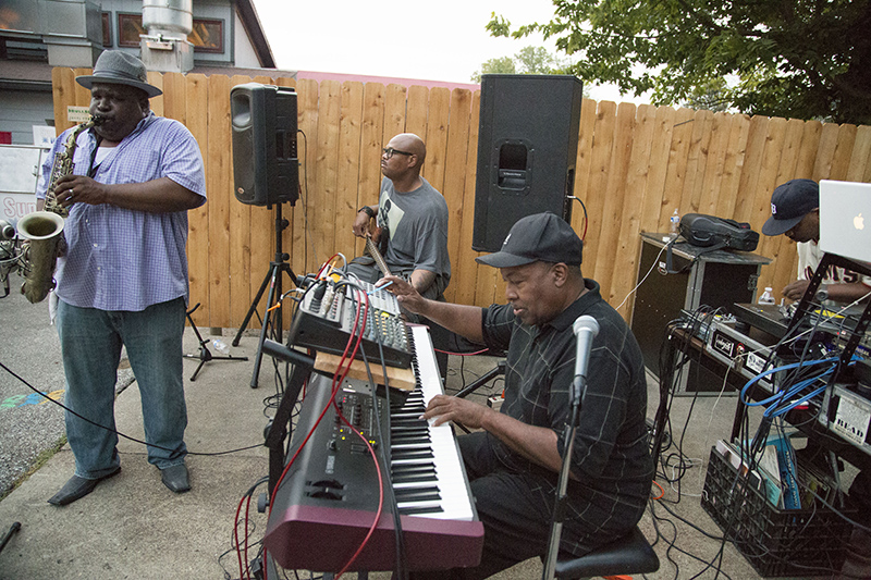 This Gallery Tour included wonderful jazz at the firehouse. There is talk that this could become a regular occurrence!