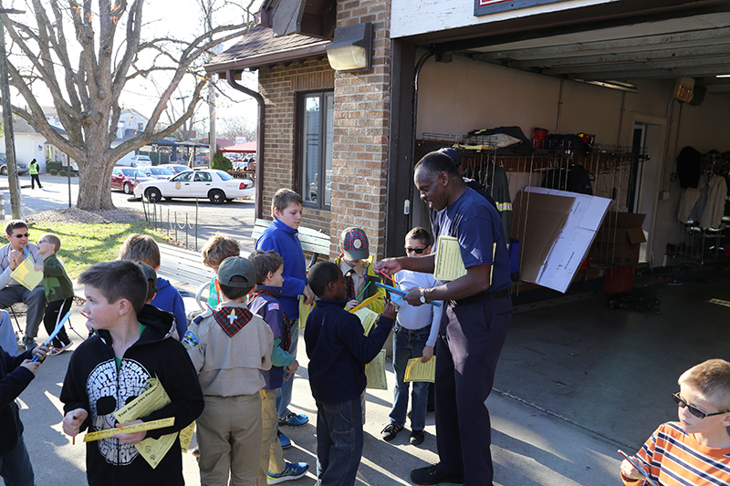 Random Rippling - Pack 927 at fire station