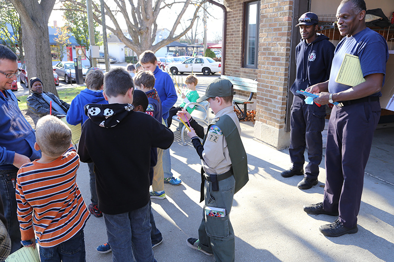 Random Rippling - Pack 927 at fire station