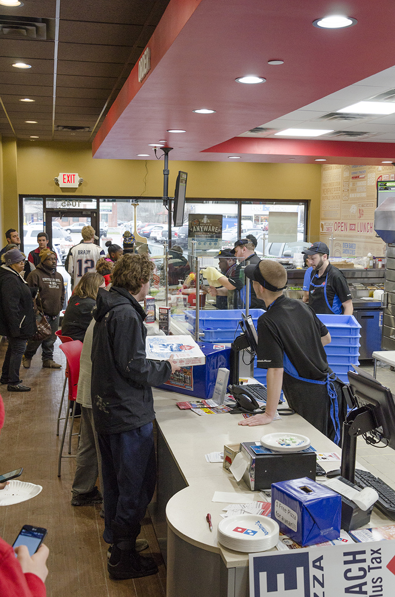 Random Rippling - Domino's Pizza Grand Opening