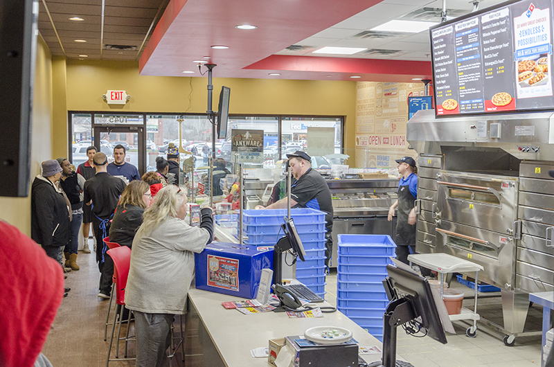 Random Rippling - Domino's Pizza Grand Opening