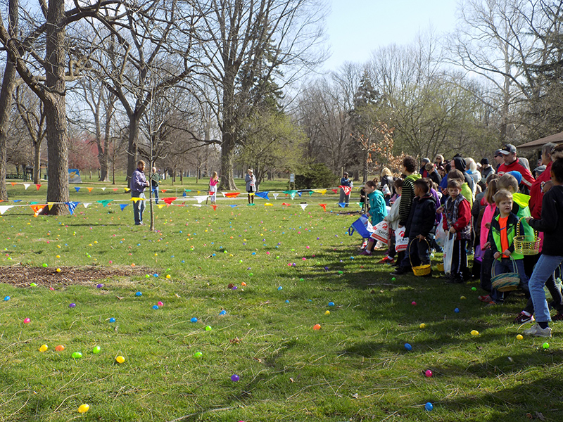 Random Rippling - Annual Carpenter Realty Easter Egg Hunt at Broad Ripple Park