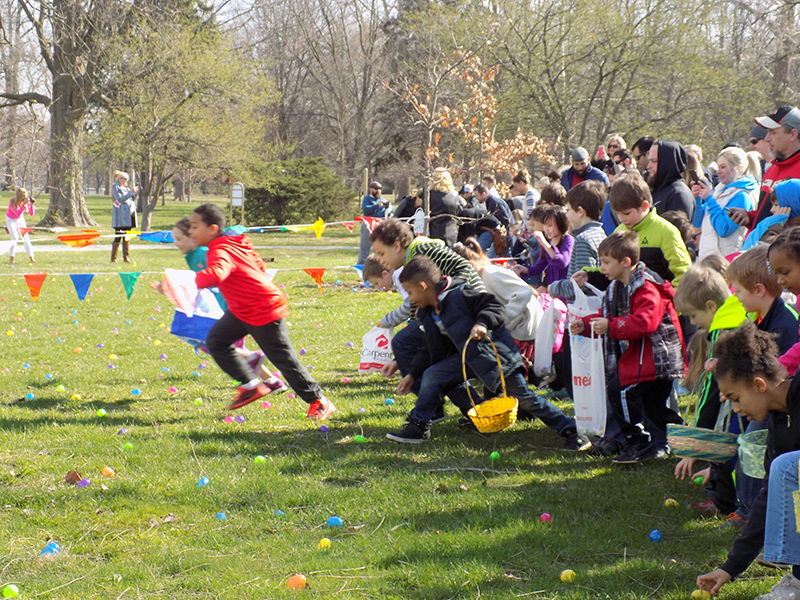 Random Rippling - Annual Carpenter Realty Easter Egg Hunt at Broad Ripple Park