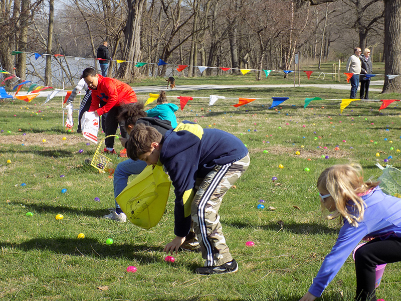 Random Rippling - Annual Carpenter Realty Easter Egg Hunt at Broad Ripple Park