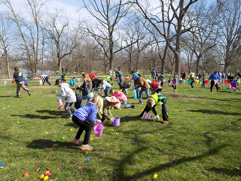 Random Rippling - Annual Carpenter Realty Easter Egg Hunt at Broad Ripple Park