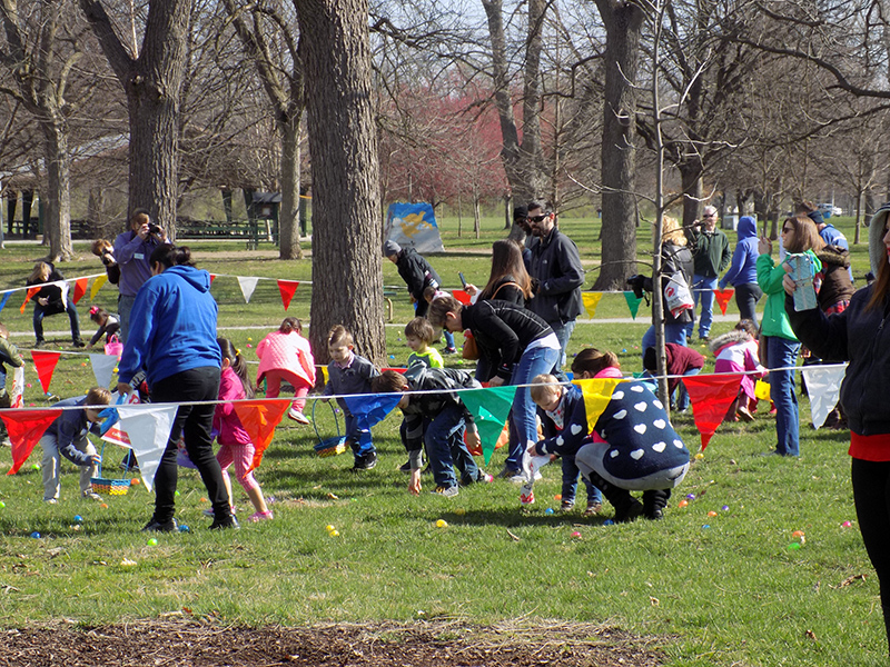 Random Rippling - Annual Carpenter Realty Easter Egg Hunt at Broad Ripple Park