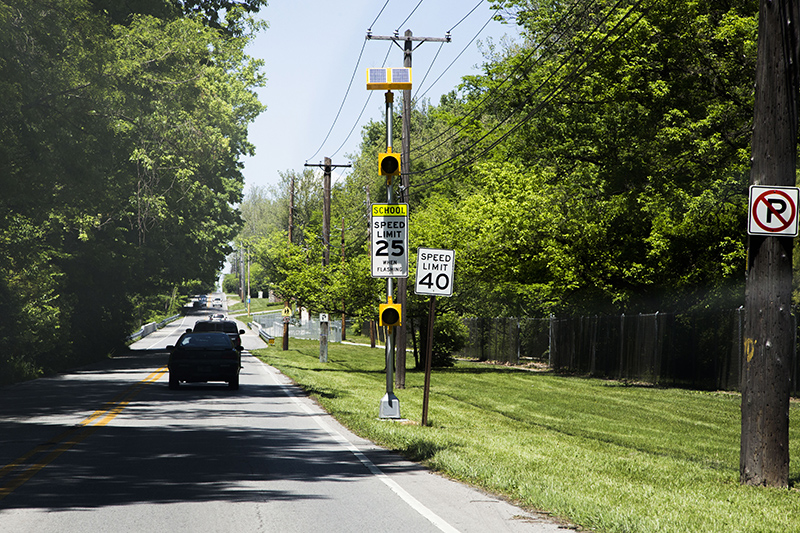 Random Rippling - Flashing school zones