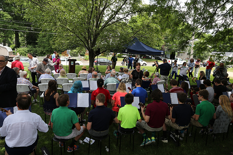 Dan Wakefield Park ribbon cutting