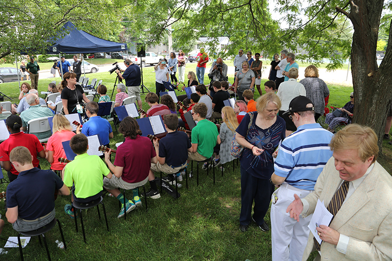 Dan Wakefield Park ribbon cutting