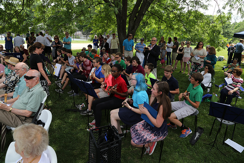 Dan Wakefield Park ribbon cutting