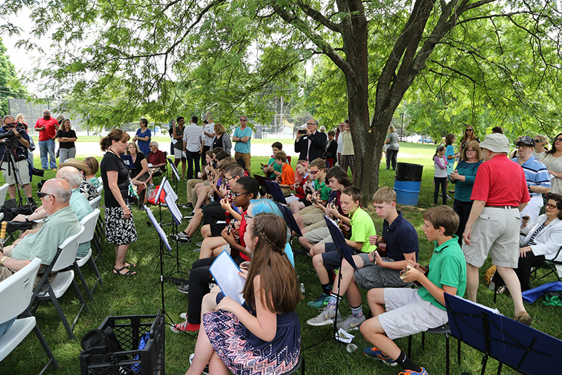 Dan Wakefield Park ribbon cutting