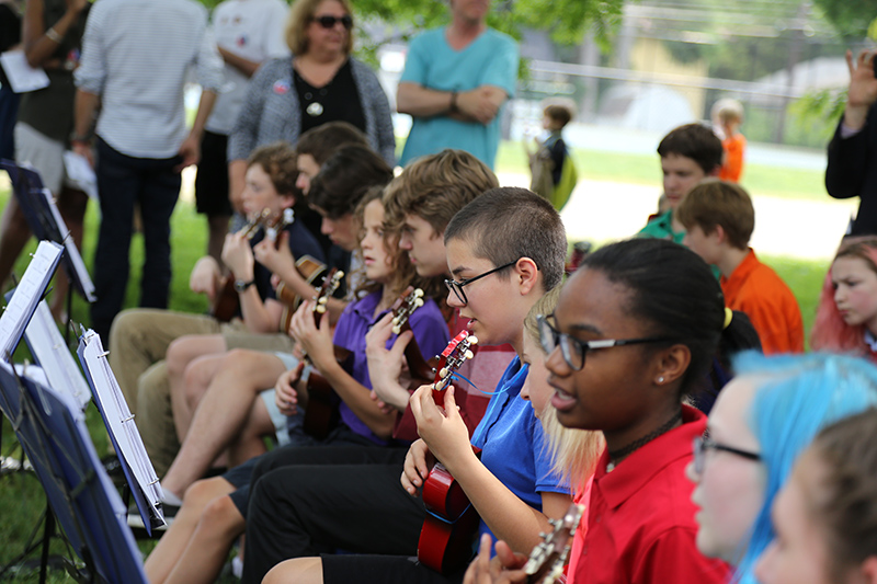 Dan Wakefield Park ribbon cutting