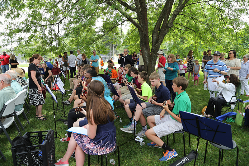 Dan Wakefield Park ribbon cutting