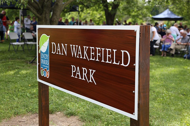 Dan Wakefield Park ribbon cutting