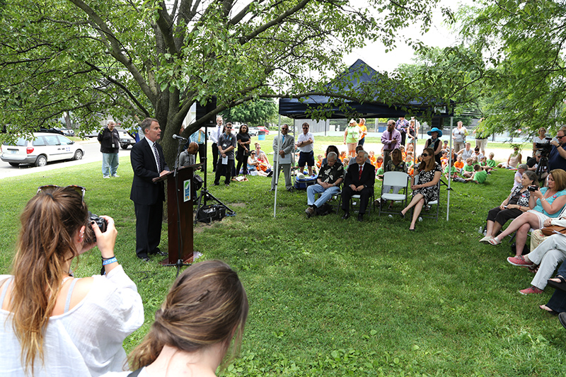 Dan Wakefield Park ribbon cutting