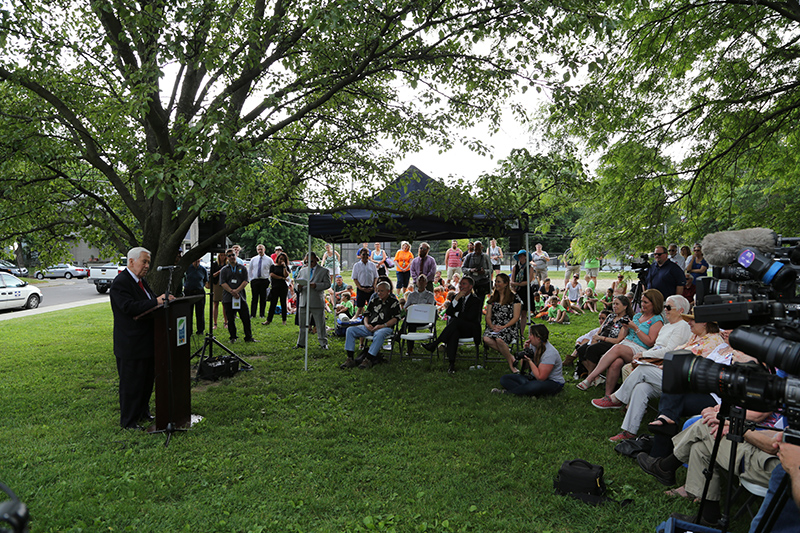 Dan Wakefield Park ribbon cutting