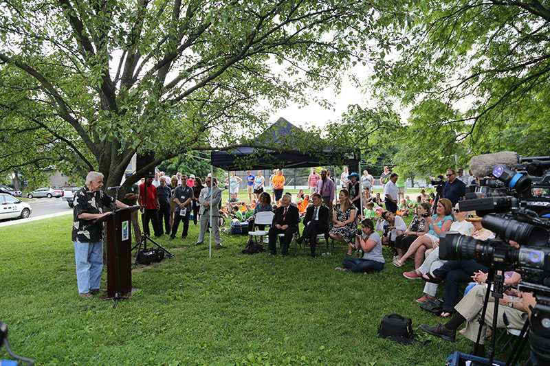 Dan Wakefield Park ribbon cutting