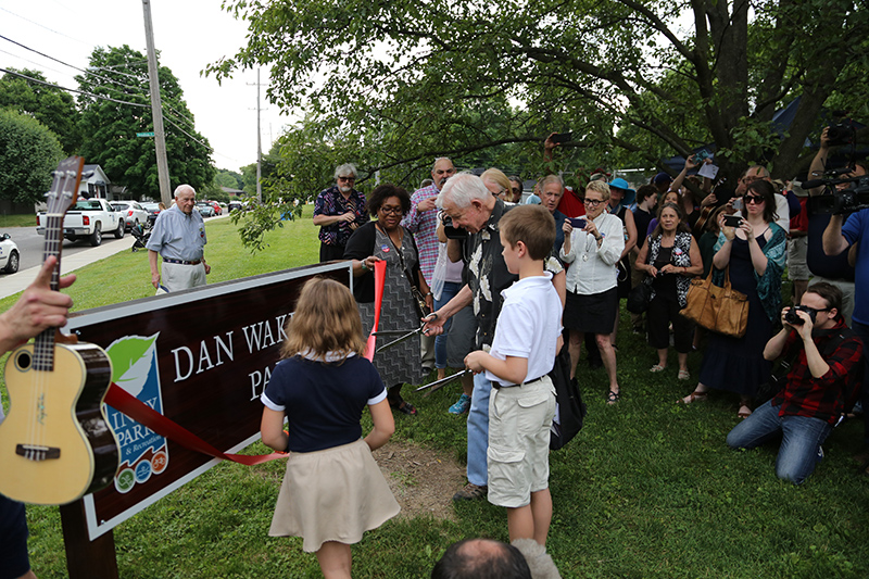 Dan Wakefield Park ribbon cutting