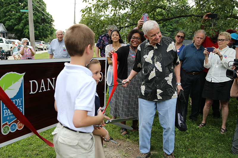 Dan Wakefield Park ribbon cutting