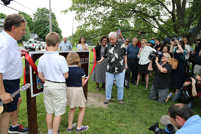 Dan Wakefield Park ribbon cutting