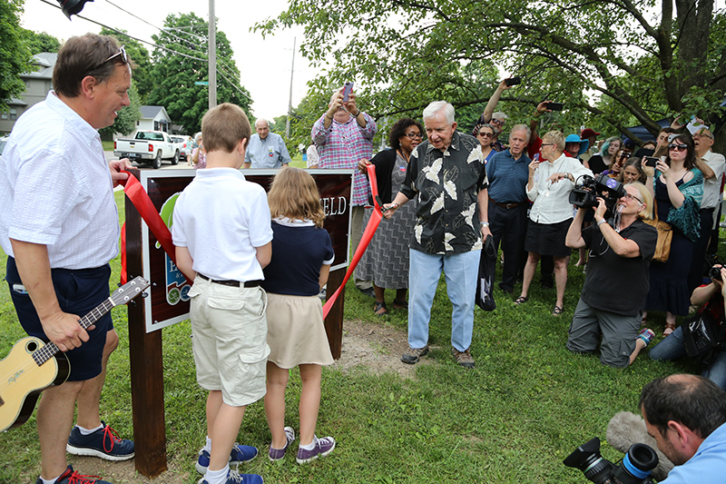 Dan Wakefield Park ribbon cutting