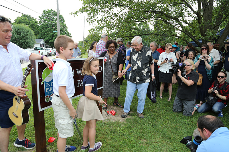 Dan Wakefield Park ribbon cutting