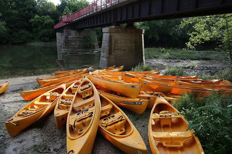 Random Rippling - Sertoma canoe float 