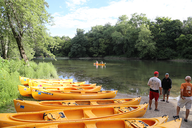 Random Rippling - Sertoma canoe float 