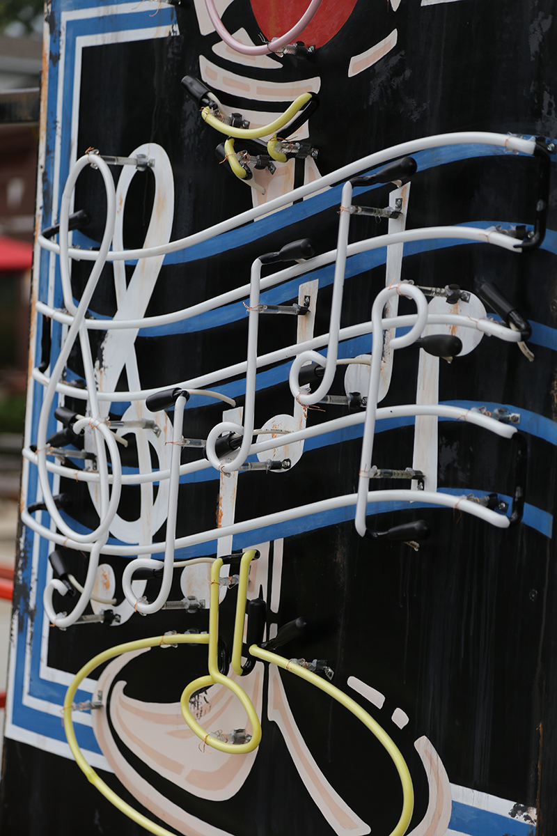 Random Rippling - Red Key Tavern neon sign