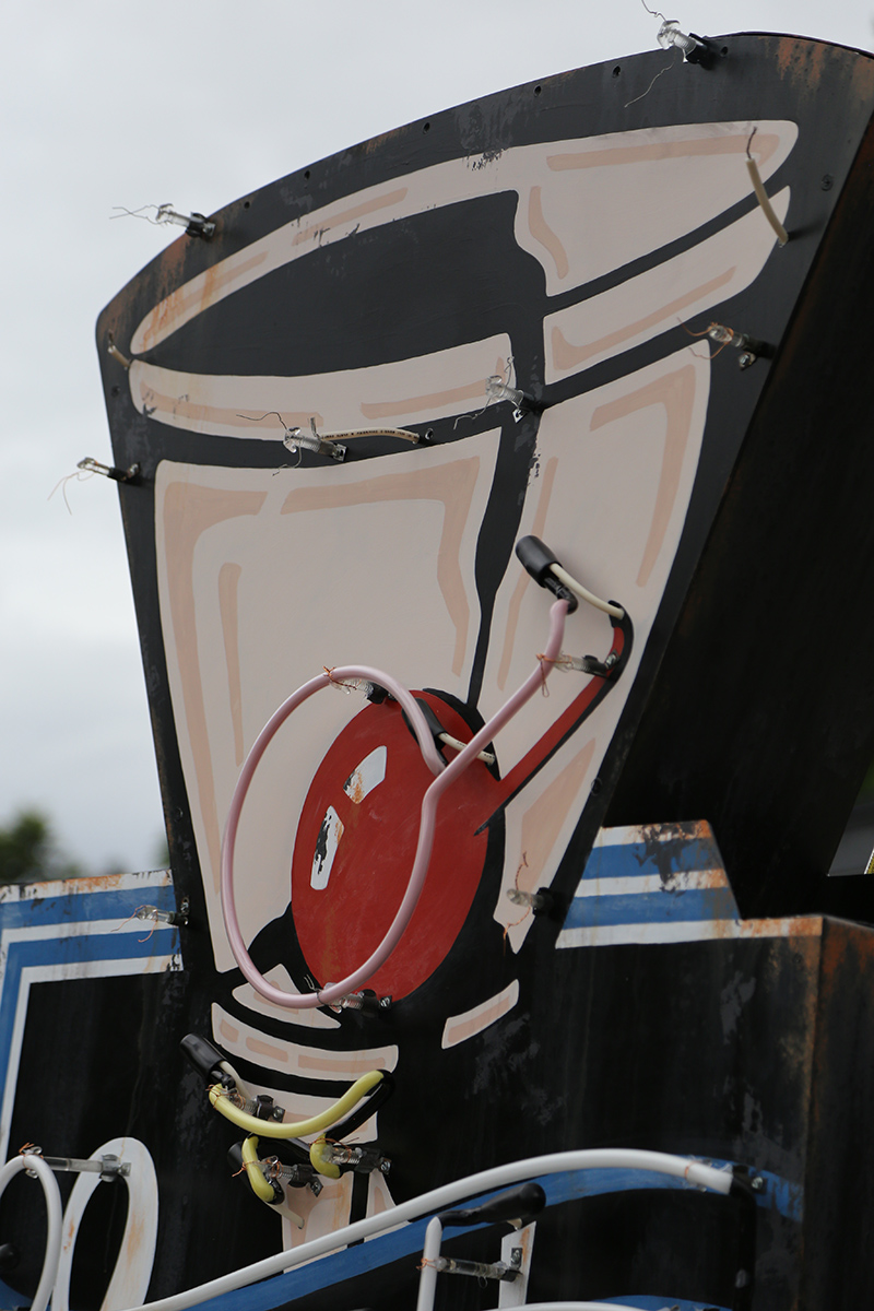 Random Rippling - Red Key Tavern neon sign