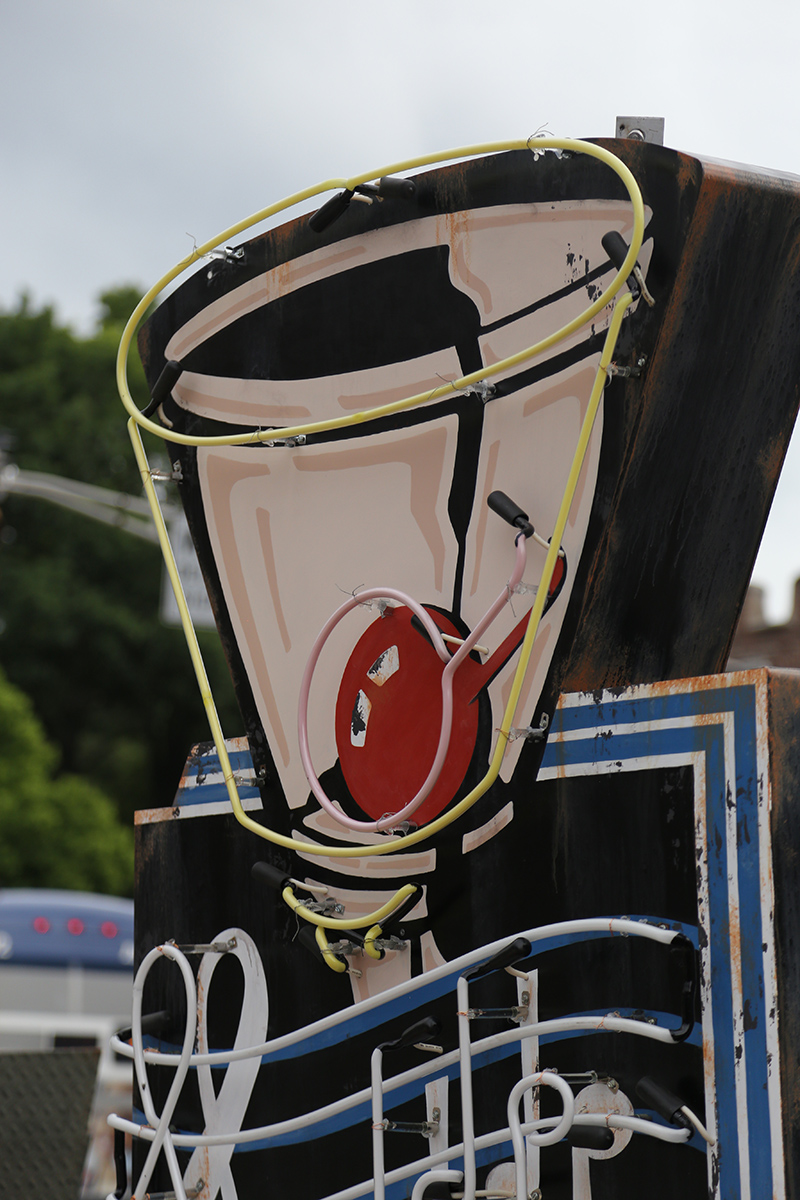 Random Rippling - Red Key Tavern neon sign