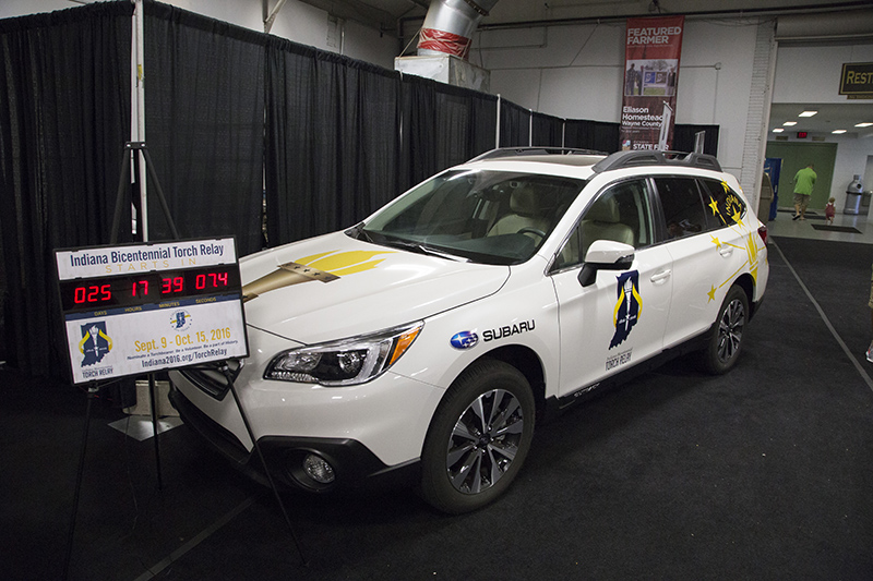 Indiana Bicentennial Torch vehicle