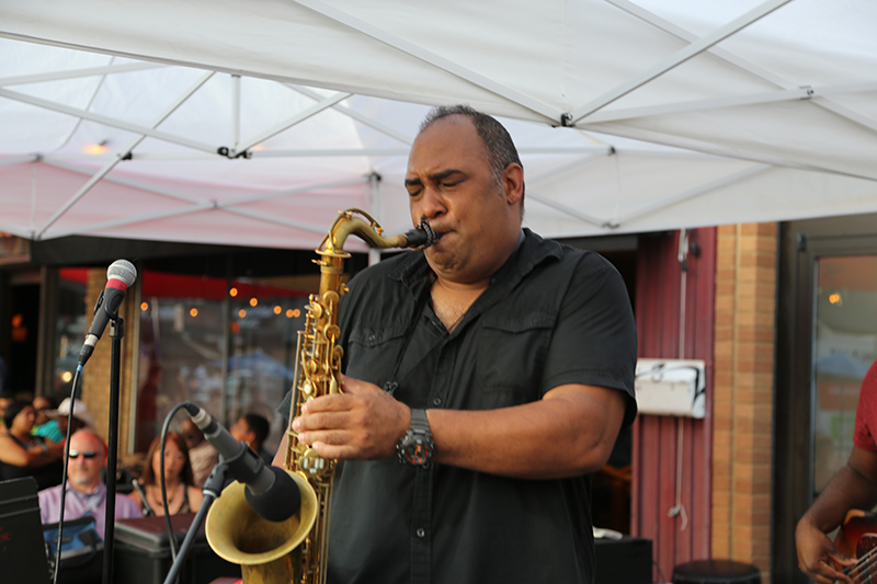 Random Rippling - Rob Dixon at the annual 54th Street Labor Day Jazz Fest