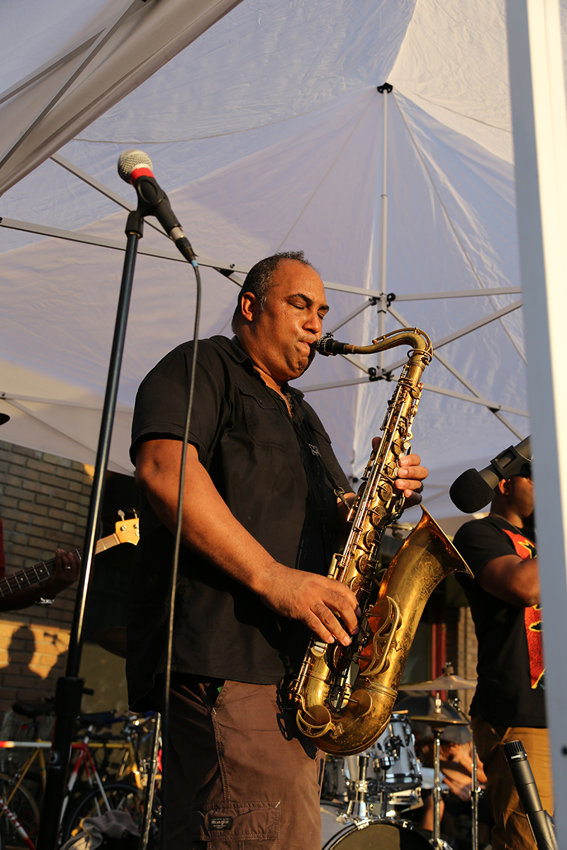 Random Rippling - Rob Dixon at the annual 54th Street Labor Day Jazz Fest