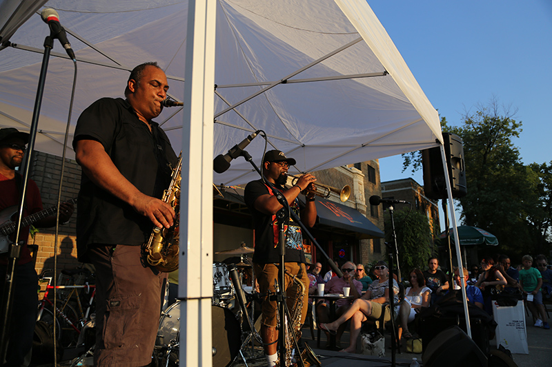 Random Rippling - Rob Dixon at the annual 54th Street Labor Day Jazz Fest