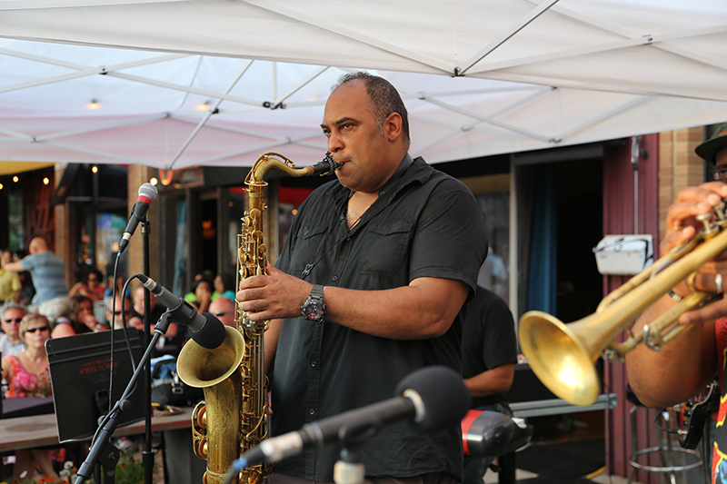 Random Rippling - Rob Dixon at the annual 54th Street Labor Day Jazz Fest