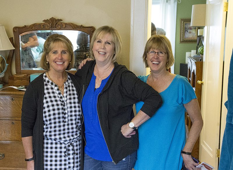 5829 Haverford Avenue: The Lux sisters - Linda, Luann and Lisa, came back on the tour to see their childhood home. The girls shared stories of growing up with seven people in a house with one bathroom.