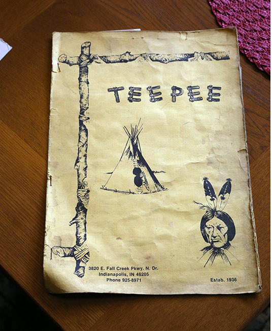 Tee Pee Drive-In menu