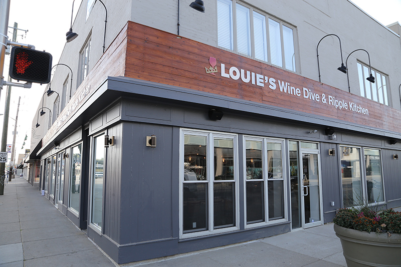 Random Rippling - Louie's Wine Dive ribbon cutting