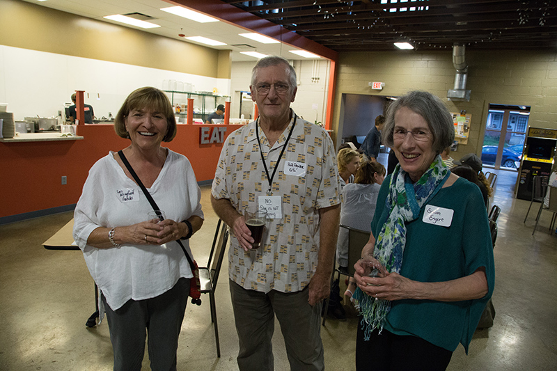 Lois Wingfield Goode ('66), Bob Proctor, Susan Engert ('66)