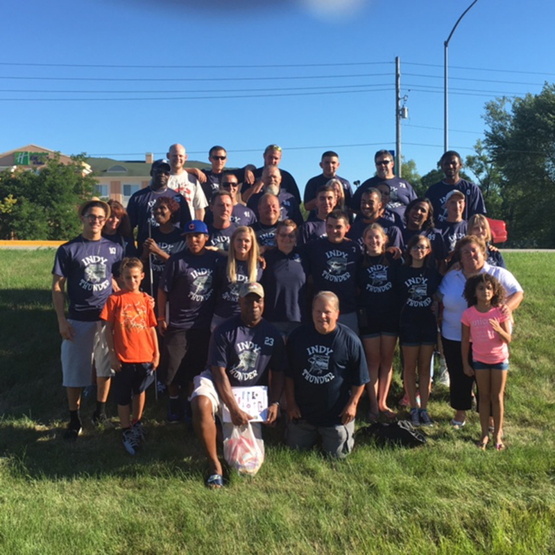 Indy Thunder Beep Ball - World Series Champs - by Mario Morone