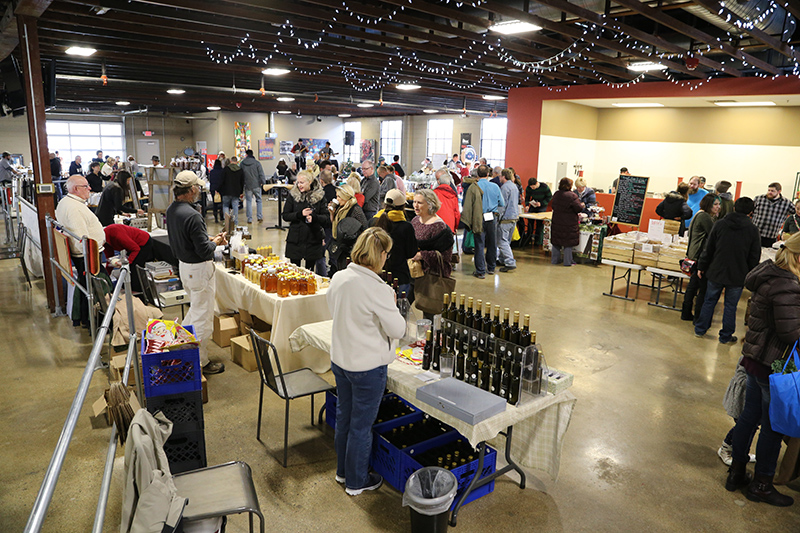 Winter Farmers Market - At opening day of the market Dec 3, 2016 